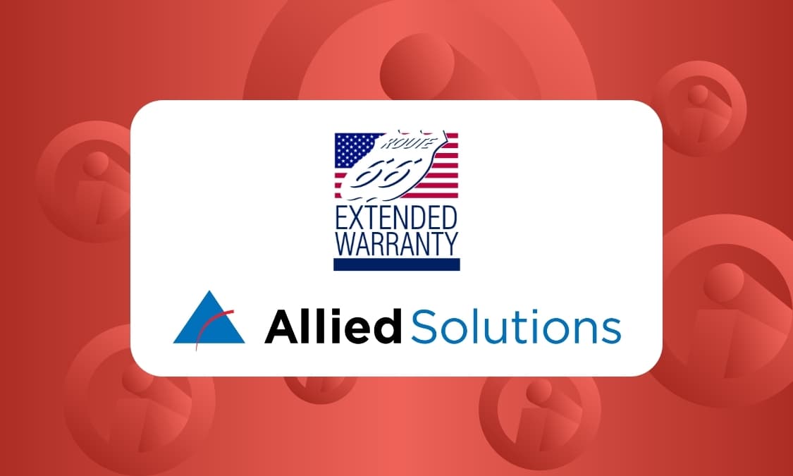 Route 66 and Allied Solutions logo against a background with imarks.
